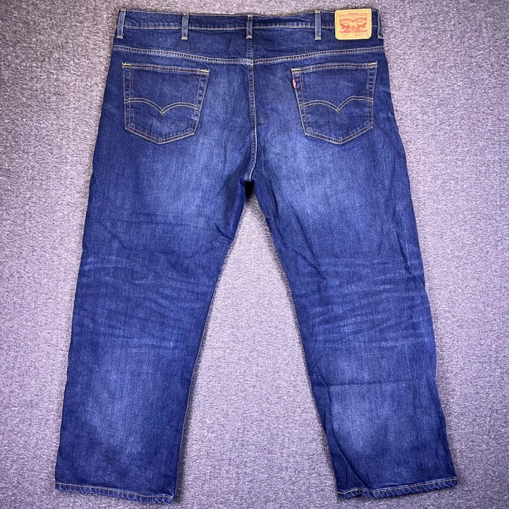 Levis 569 Jeans Men 44x30 Blue Loose Straight Baggy Casual Relaxed Stretch Denim
